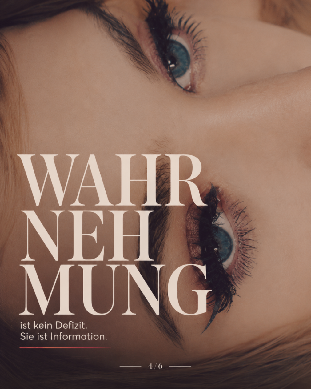 Wahrnehmung ist kein Defizit. Sie ist Information.